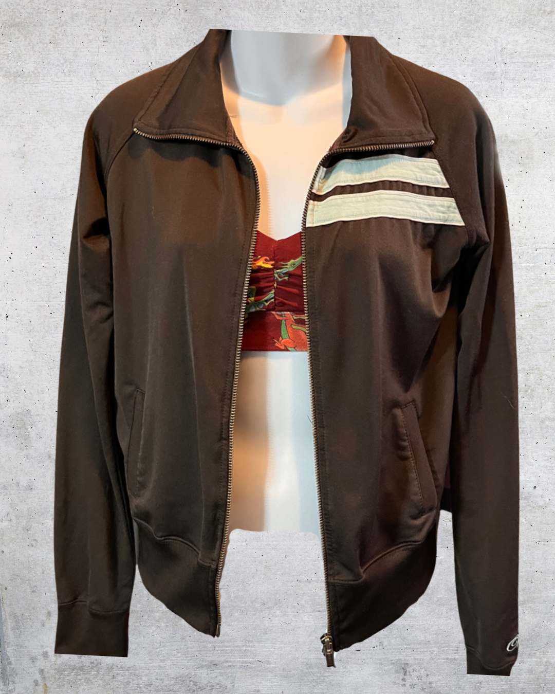 Retro Stripe Track Jacket