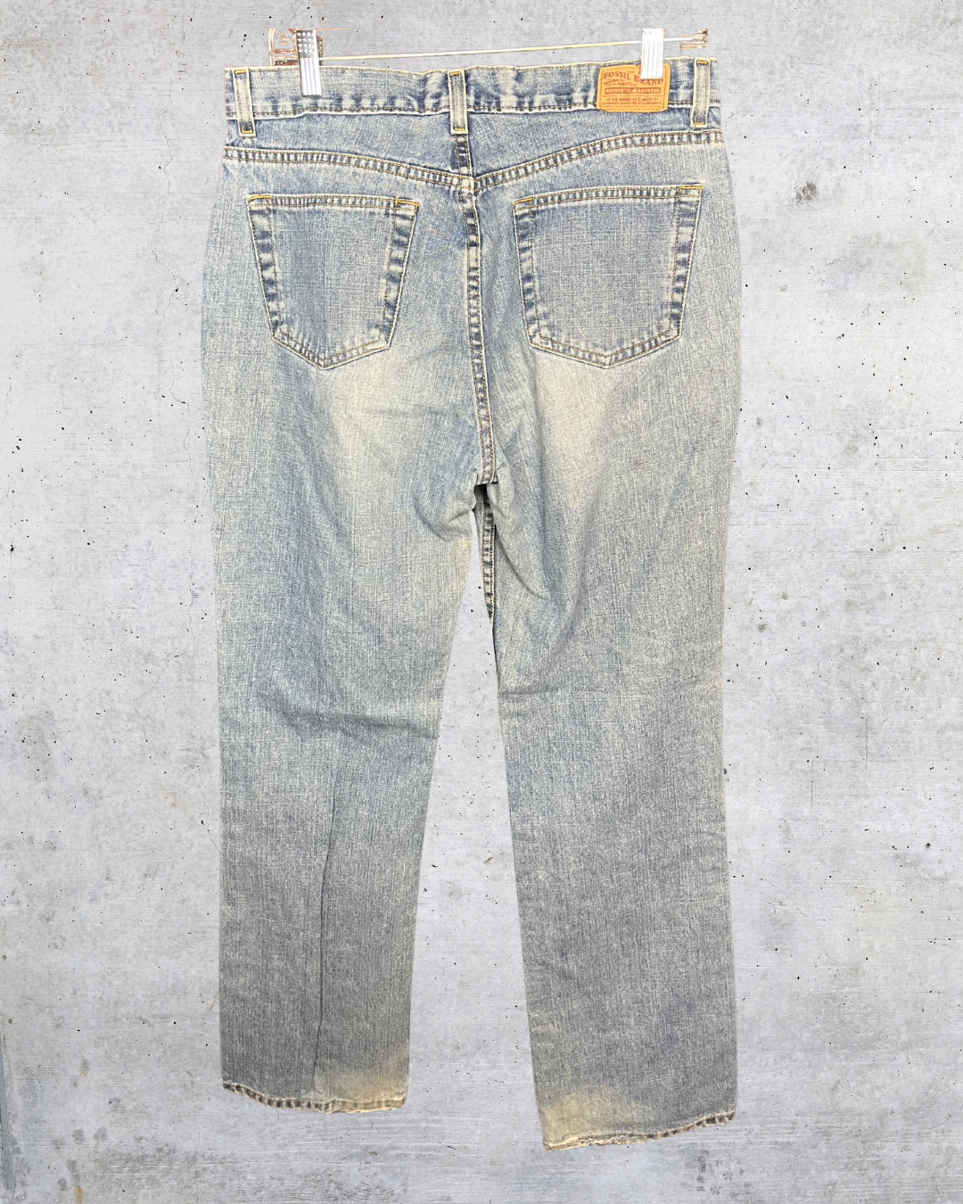 Fossil Brand Vintage Button-Fly Jeans