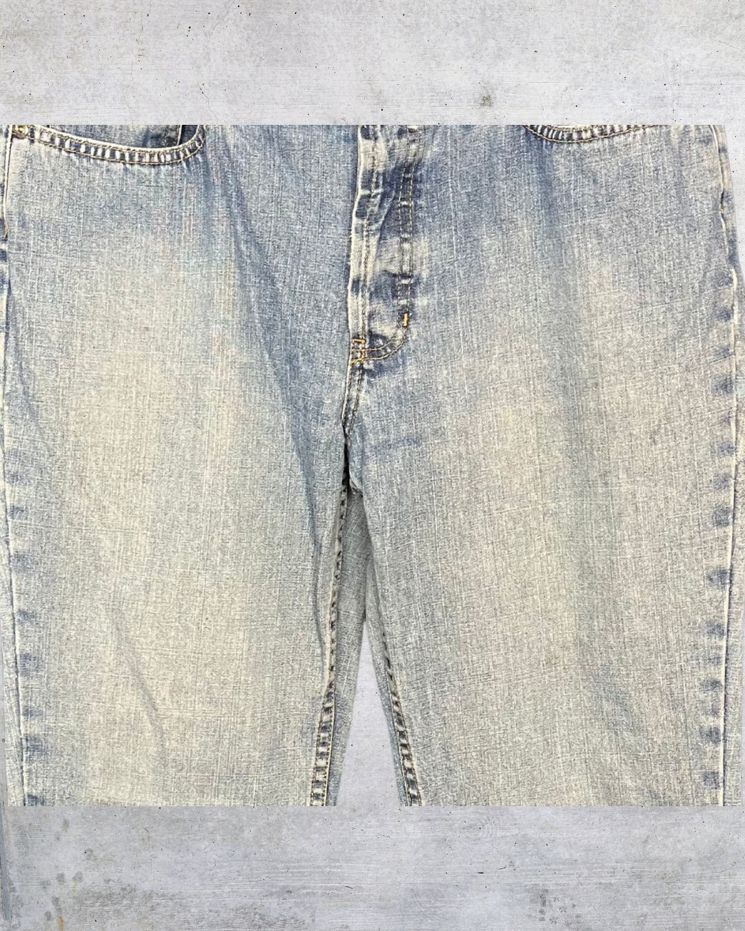 Fossil Brand Vintage Button-Fly Jeans
