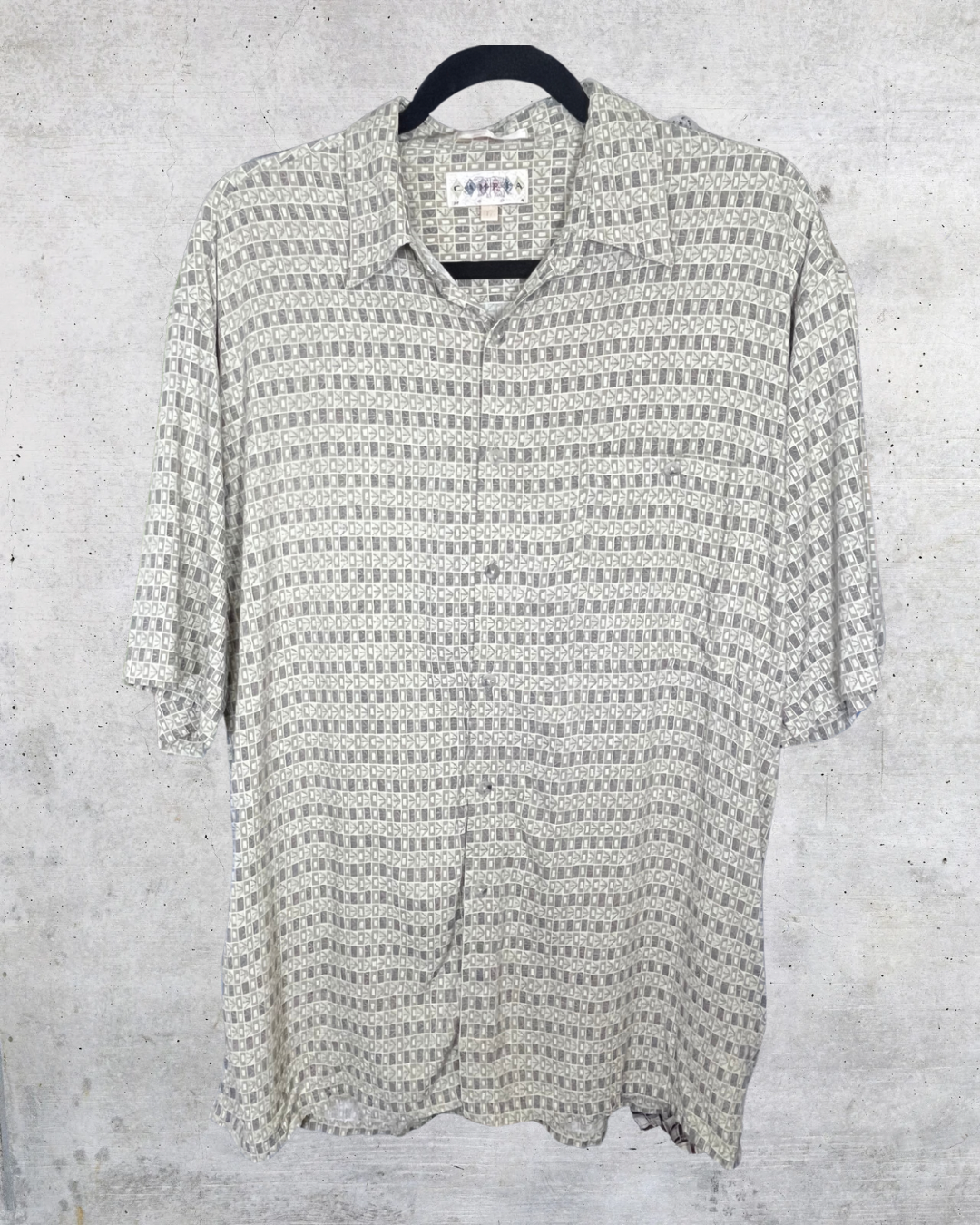 Campia Moda Geotext Checkered Button-Up