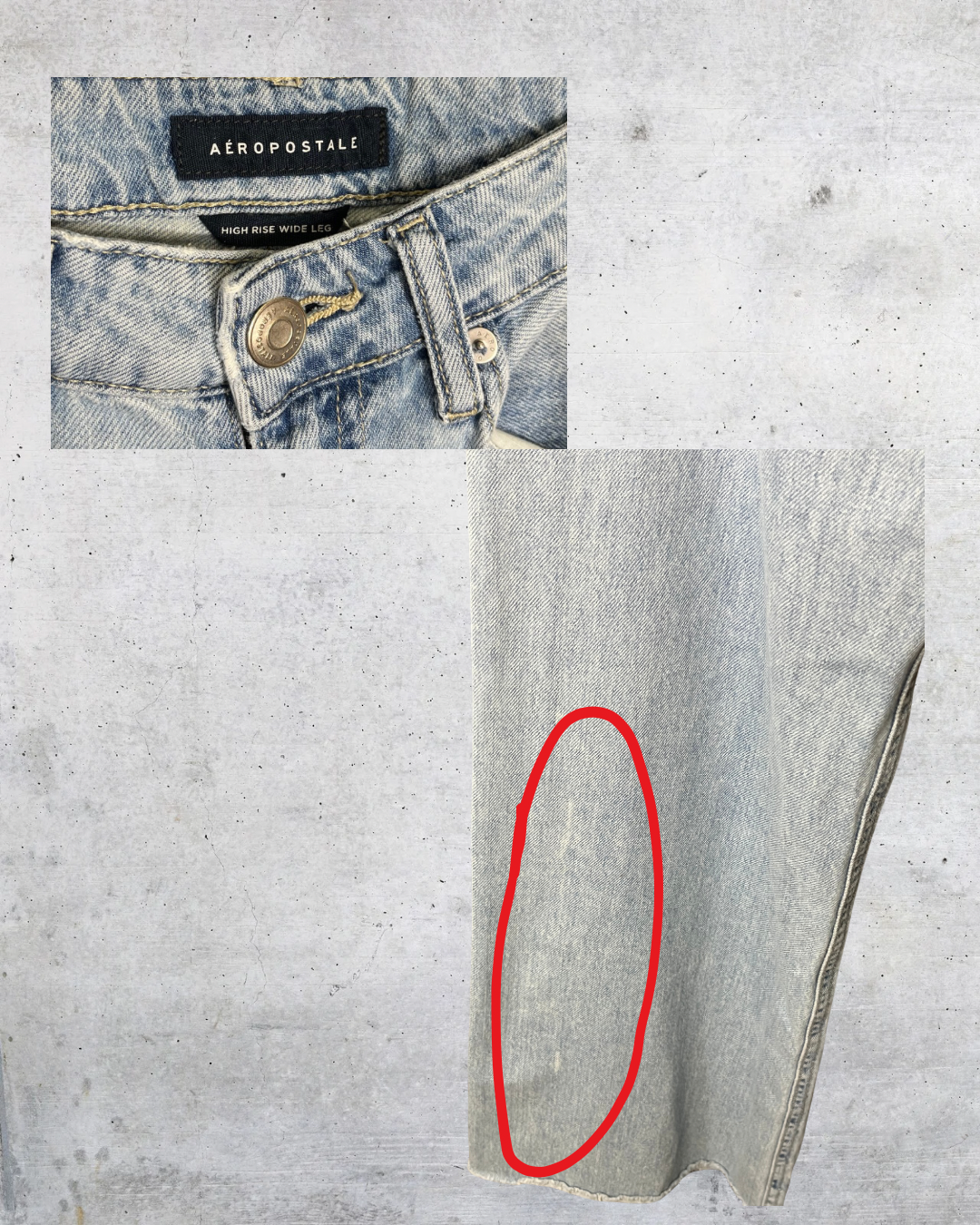 Aeropostale High-Rise Wide Leg Jeans
