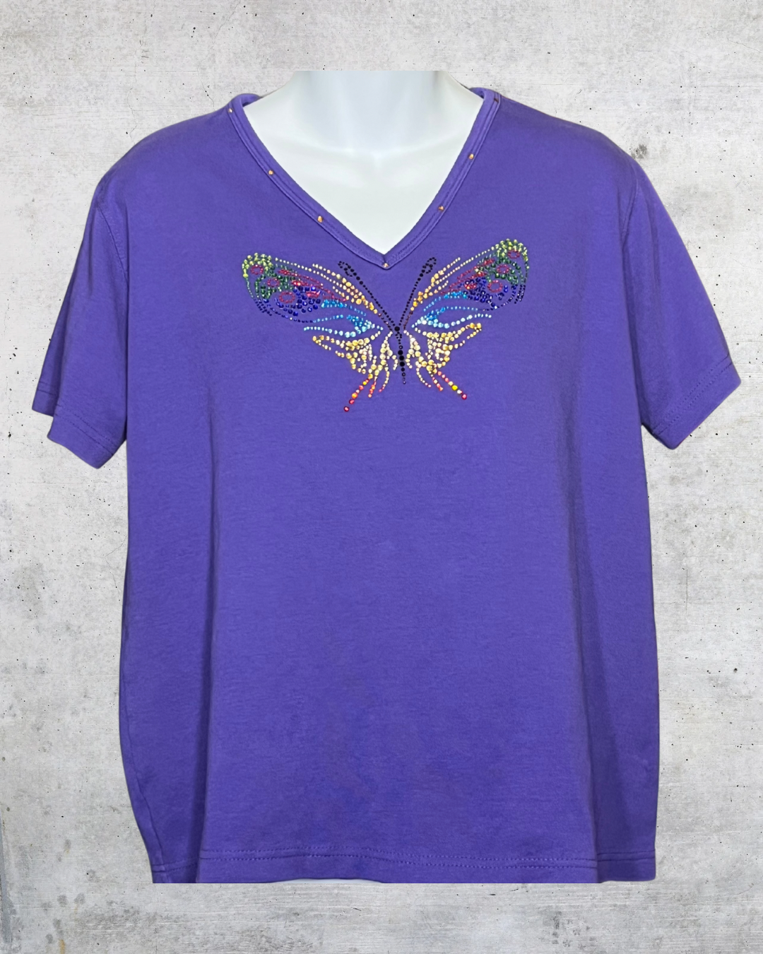 🦋 Get Lucky Bejeweled Butterfly Tee