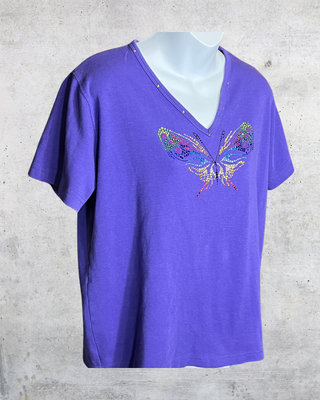 🦋 Get Lucky Bejeweled Butterfly Tee