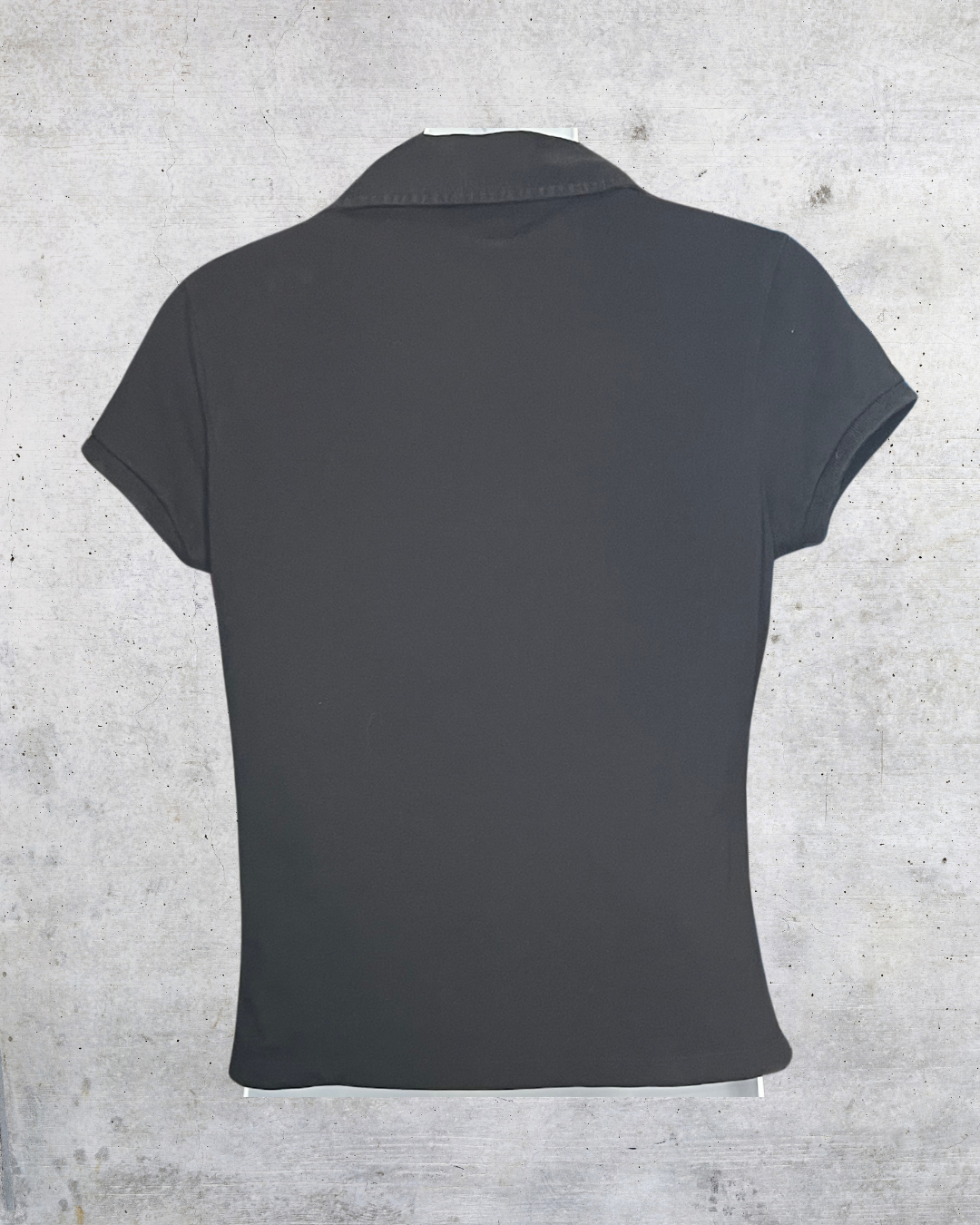 Y2K Esprit Fitted Black Polo