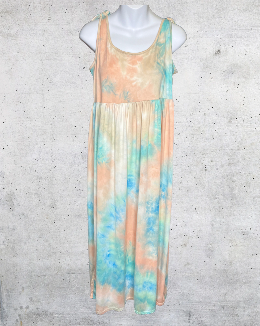 Rainbow Sherbet Tie-Dye Maxi