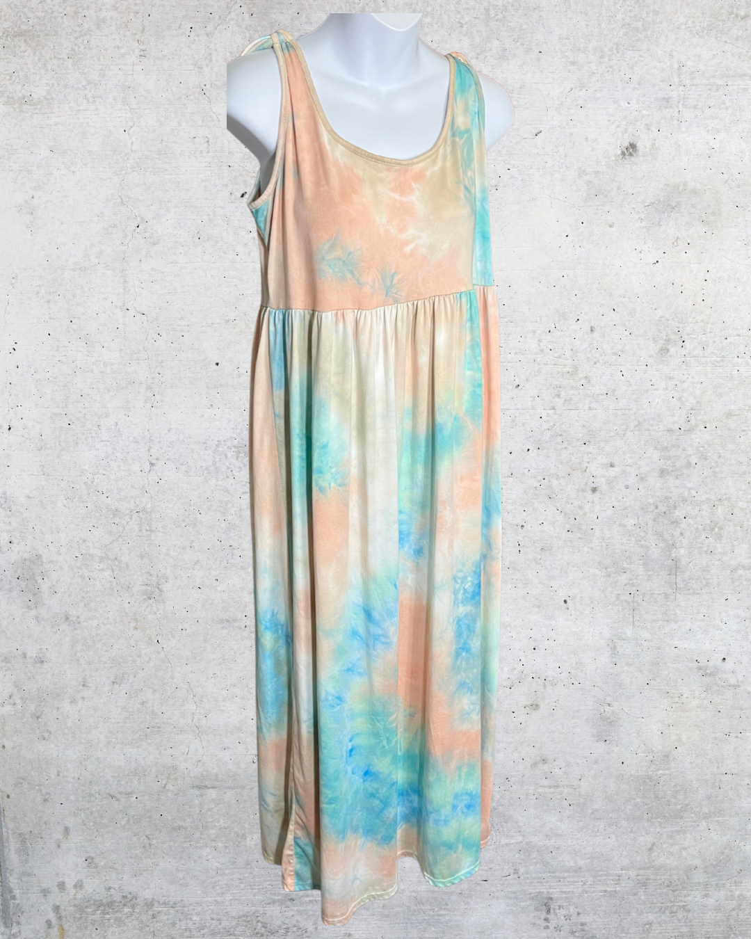 Rainbow Sherbet Tie-Dye Maxi