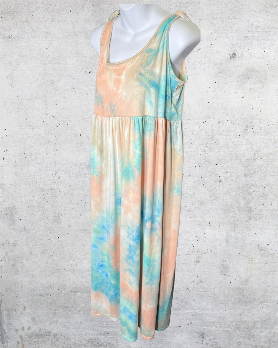 Rainbow Sherbet Tie-Dye Maxi