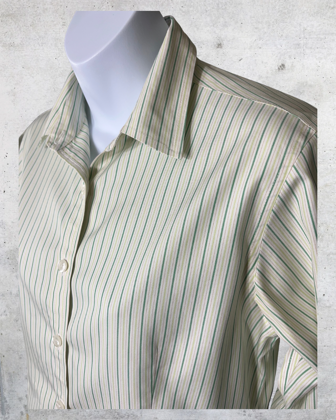 L.L. Bean Wrinkle Resistant Striped Button-Up Shirt – XS