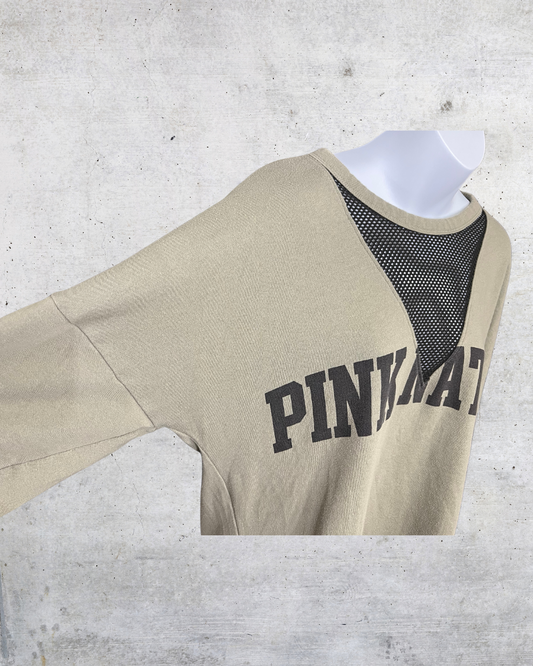 Victoria’s Secret PINK Nation Mesh Detail Sweatshirt – Large