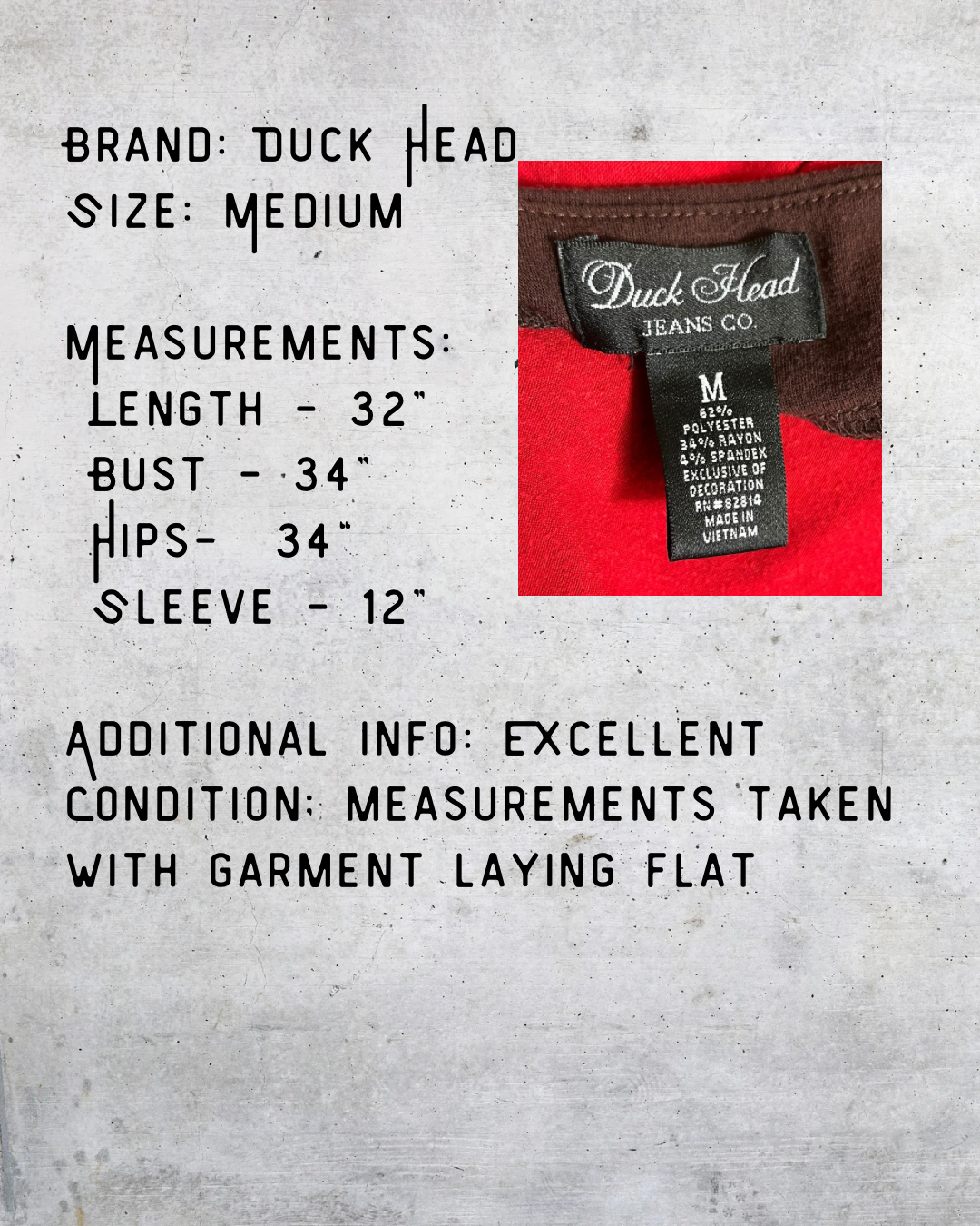 Duck Head Retro Red & Brown Colorblock Dress
