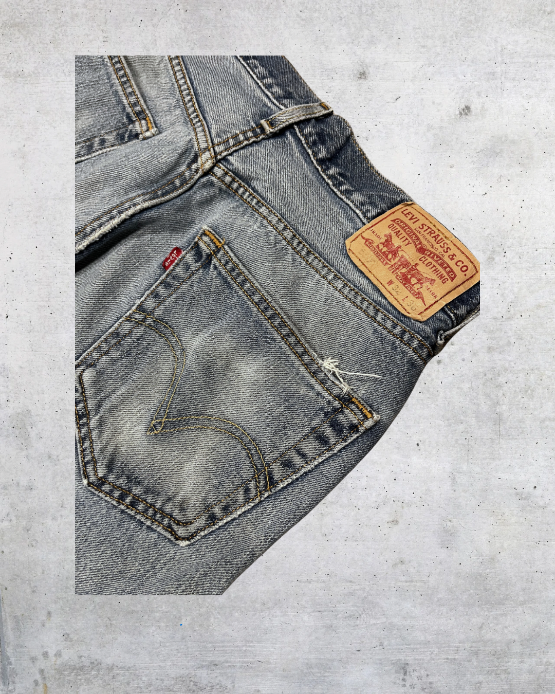 Levi’s 550 Relaxed Fit Jeans – Faded Classic 32”x36”