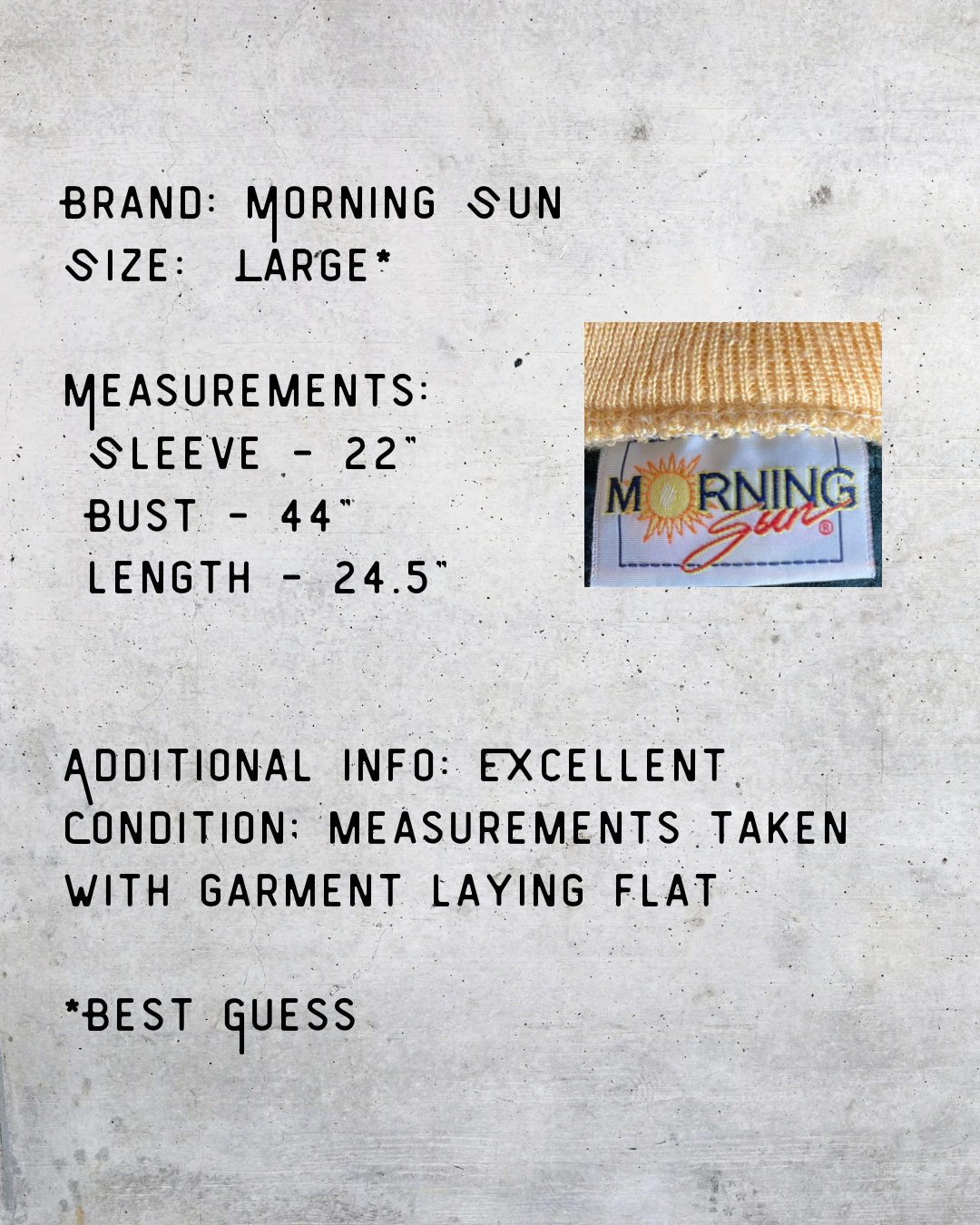 90s Vintage Forest Green Morning Sun Bird Feeder Sweatshirt – Large