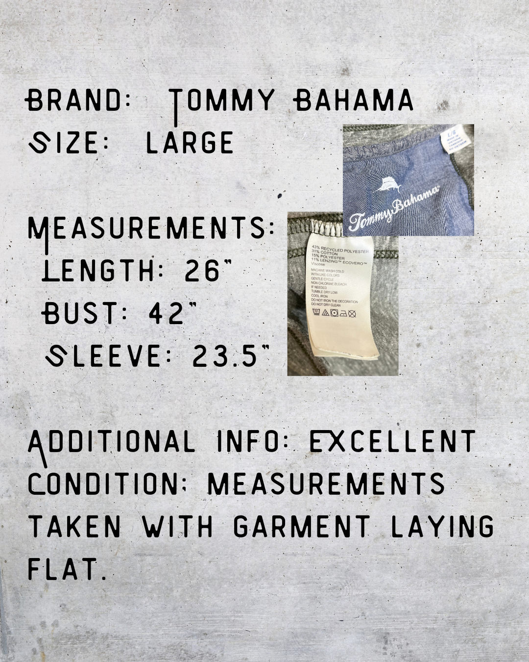 Olive Burnout V-Neck Long Sleeve - Large