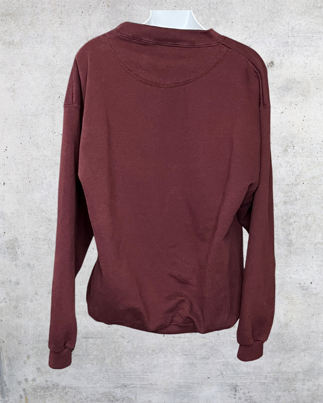 Vintage 90s “Bass Classics” Embroidered Maroon Sweatshirt - Medium