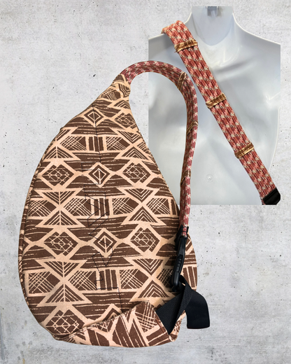 KAVU Geometric Sling Crossbody Bag