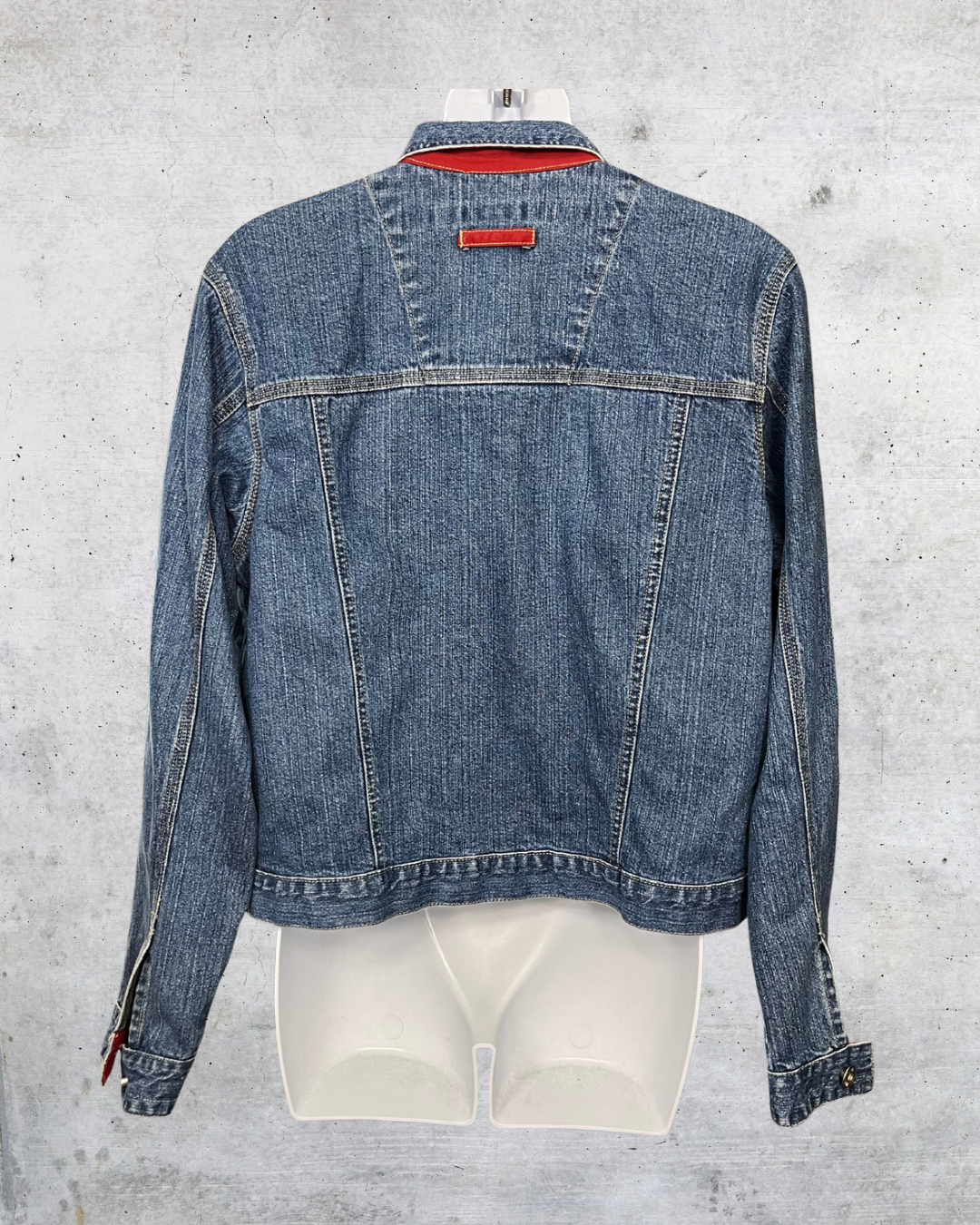 B.U.M. Jeans Red Stitch Denim Jacket - Medium