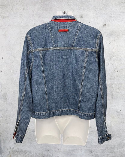 B.U.M. Jeans Red Stitch Denim Jacket - Medium