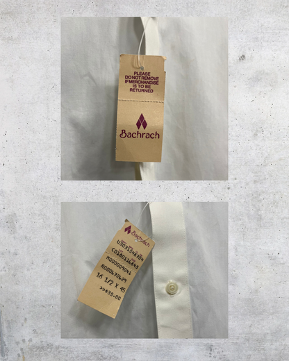 Bachrach Cream Dress Shirt (NWT) - Large