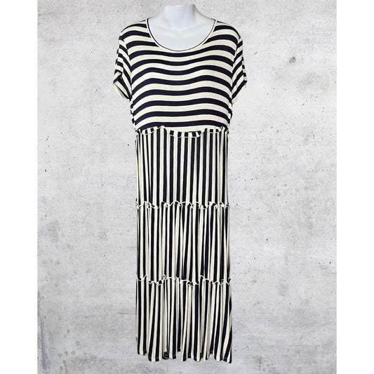 Égy Striped Midi Dress