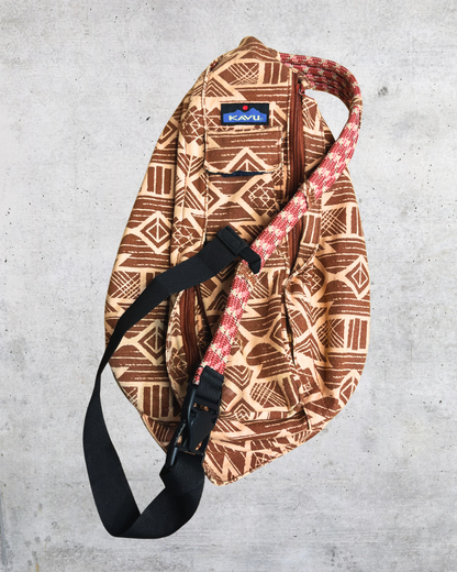 KAVU Geometric Sling Crossbody Bag