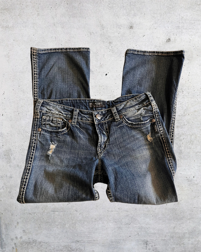 Classic Silver Bootcut Jeans  - 31 x 30