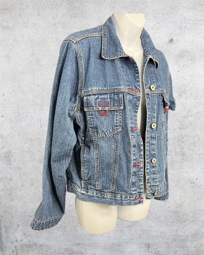B.U.M. Jeans Red Stitch Denim Jacket - Medium