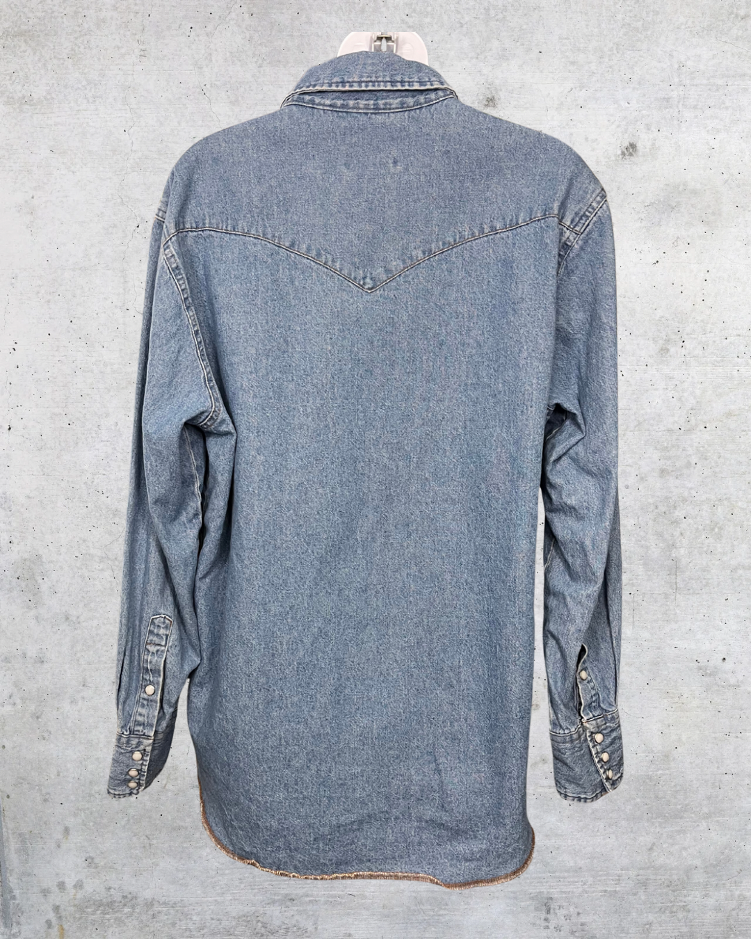 Wrangler Denim Snap Shirt - Large