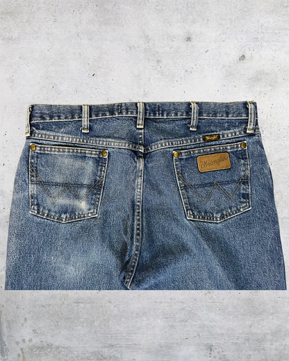 Vintage Wrangler Blue Jeans – 35x34
