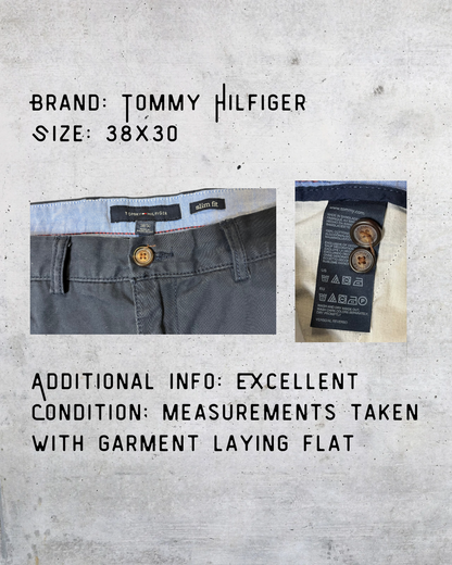 Tommy Hilfiger Slim Fit Navy Chino Pants