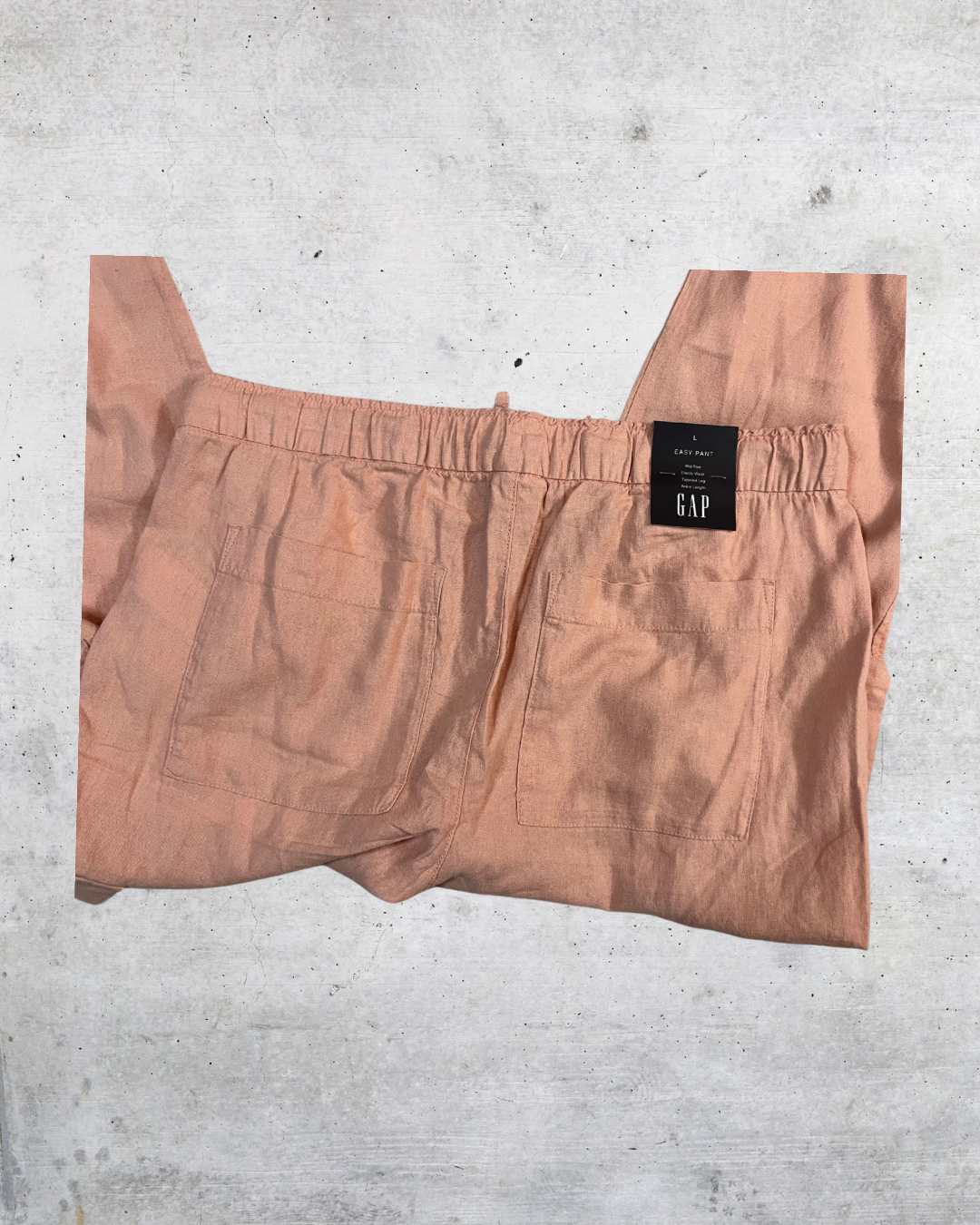 GAP Easy Linen Blend Pants - Large