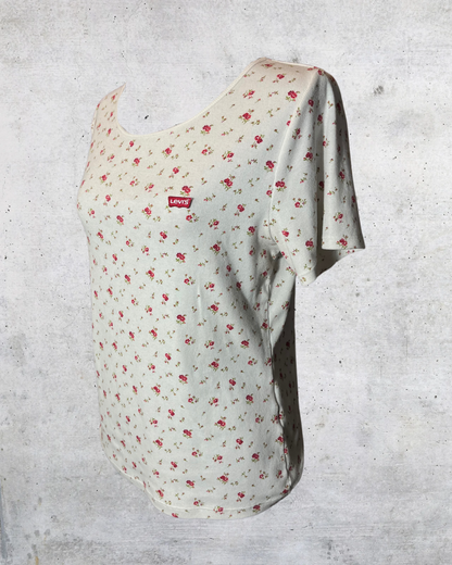 Levi’s Garden Bloom Ribbed Tee 🌸 - XL
