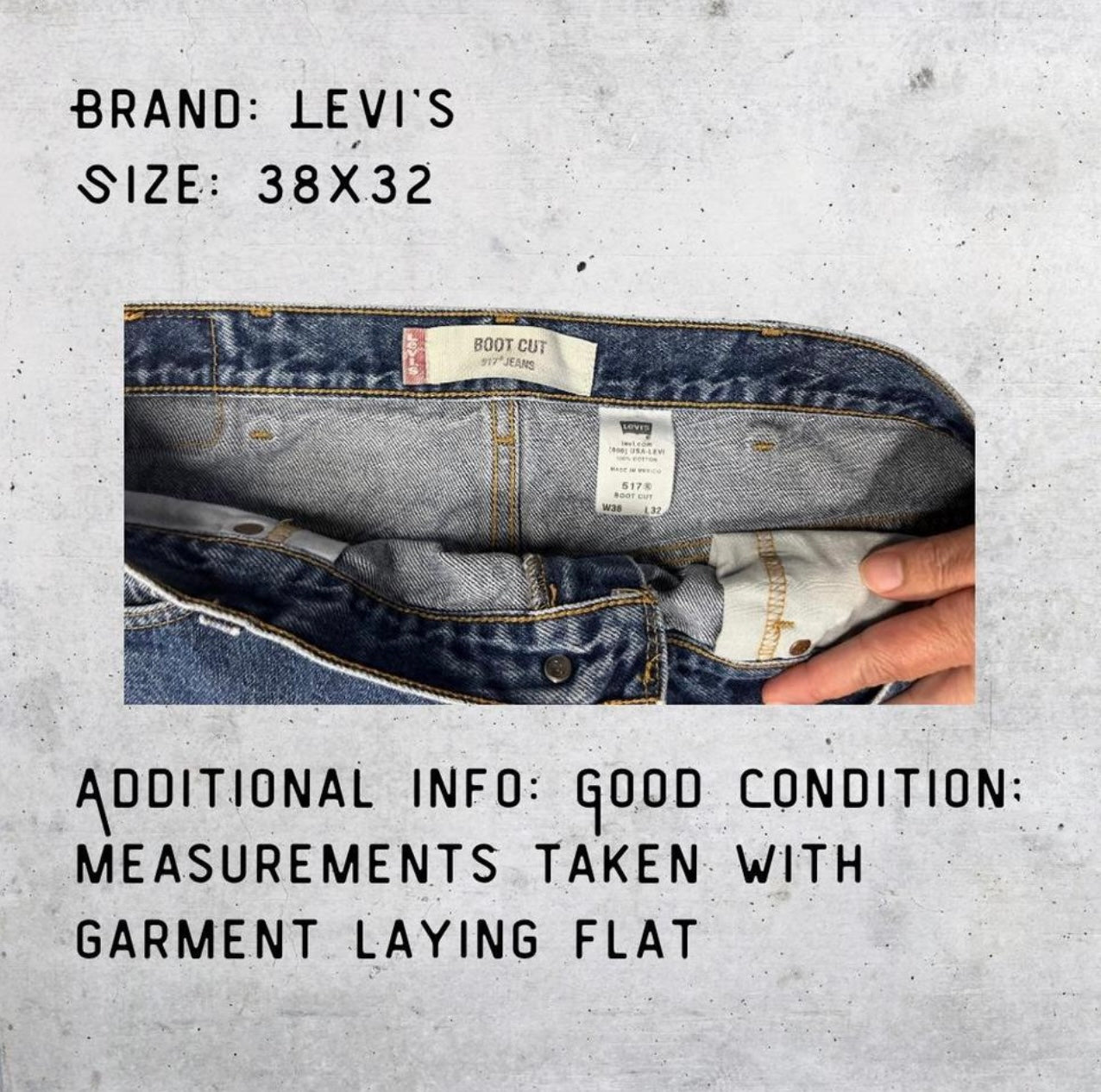Levi’s 517 Bootcut Jeans - 38 x 32