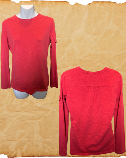 Red Eddie Bauer Top - Petite Small