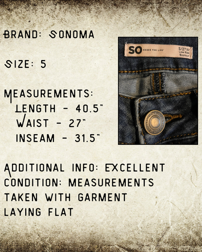 Timeless Bootcut Denim - Size 5