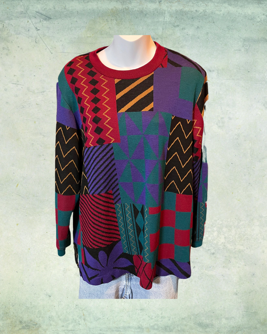 Retro Rhythm Sweater - Medium