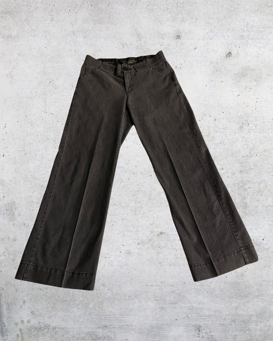 Lee Stretch Wide-Leg Pants - Size 10
