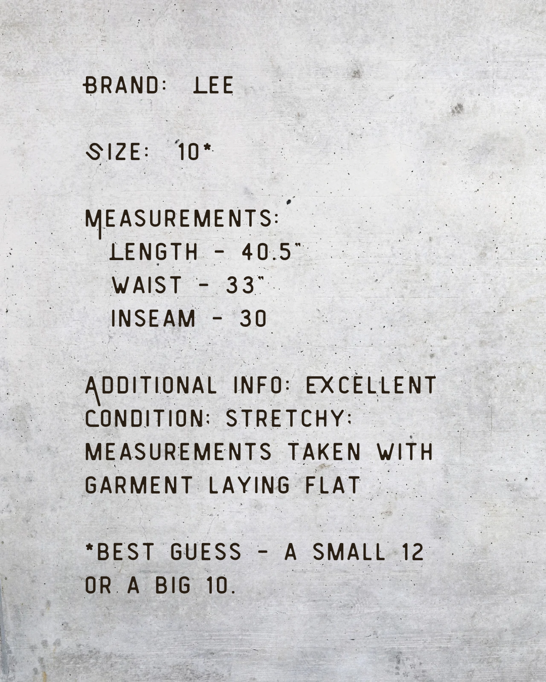 Lee Stretch Wide-Leg Pants