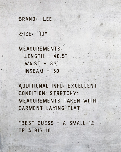 Lee Stretch Wide-Leg Pants