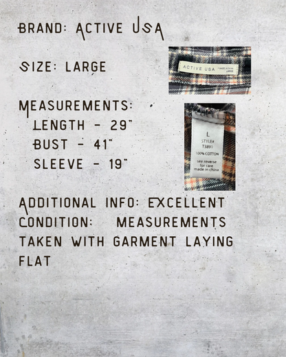 Pumpkin Spice Plaid - Large