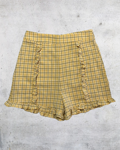 Golden Hour Gingham Shorts - Small