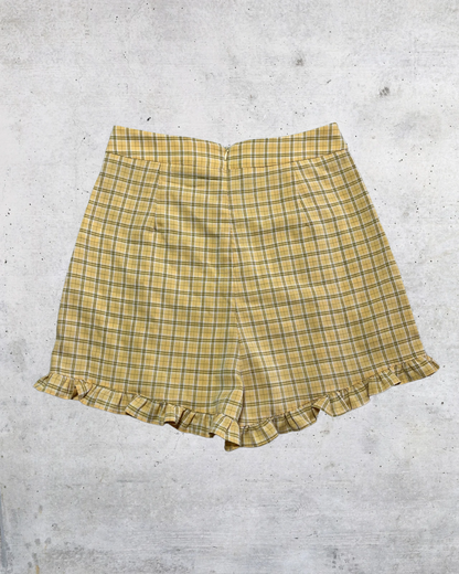 Golden Hour Gingham Shorts - Small