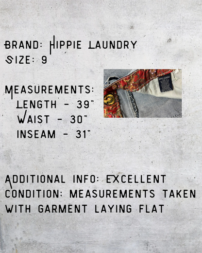 Hippie Laundry Distressed Flare Jeans - Size 9