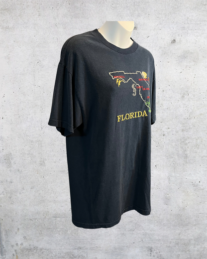 Vintage Florida Embroidered Tourist Tee - Large