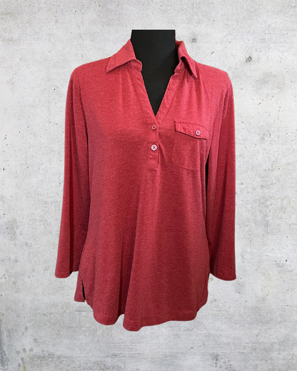Roll With It Henley - Large