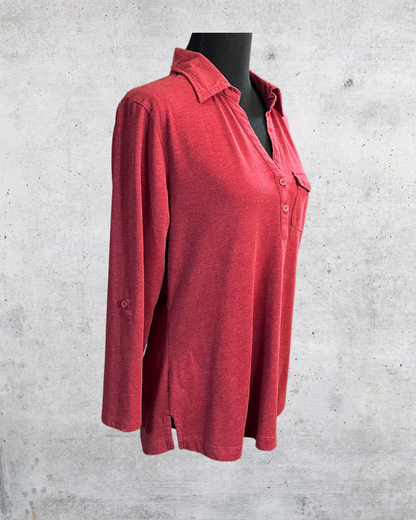 Roll With It Henley - Large