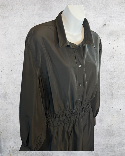 Free Assembly Black Shirt Dress - XXL