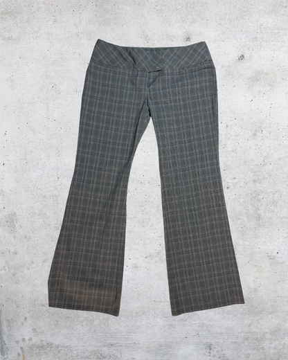 Power Plaid Low-Rise Pants - Size 11