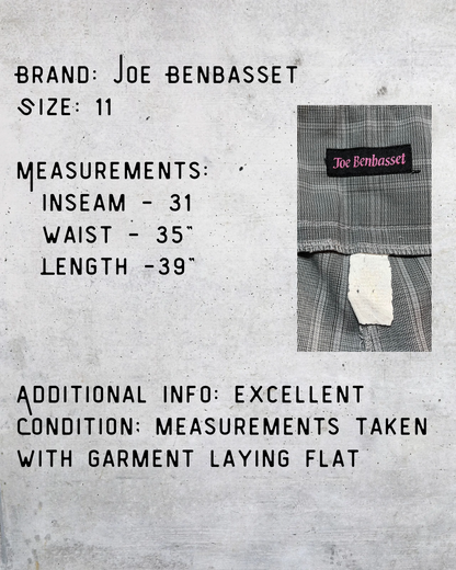 Power Plaid Low-Rise Pants - Size 11