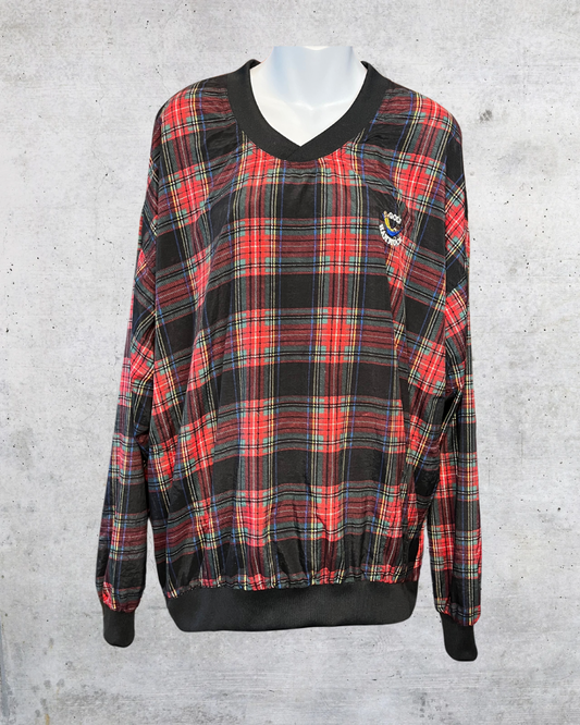 Tartan Tee Off Pullover - Large