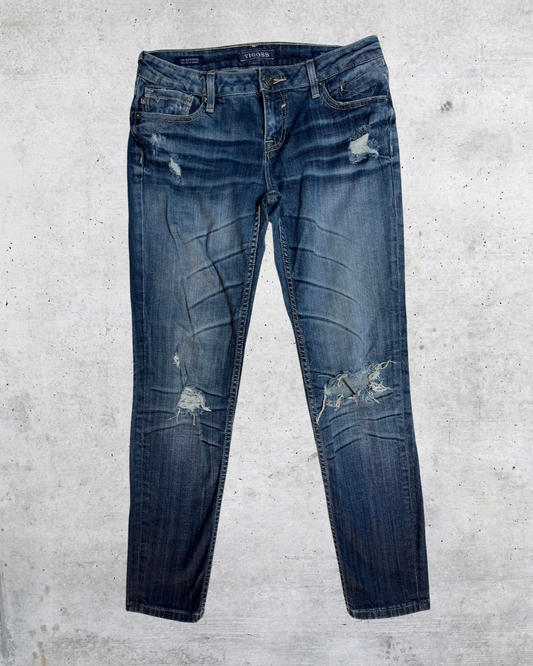 Vigoss “The Boyfriend” Distressed Skinny Jeans - Size 5